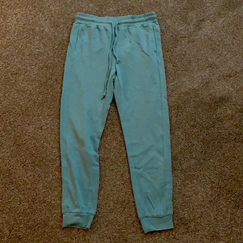 Teal joggers
